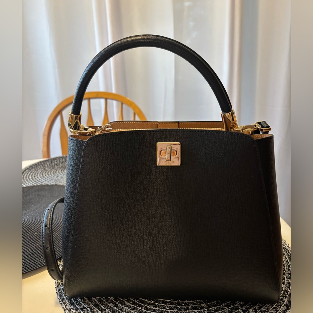 Kate Spade Black Phoebe Bag Detachable shoulder strap Exc condition rarely used